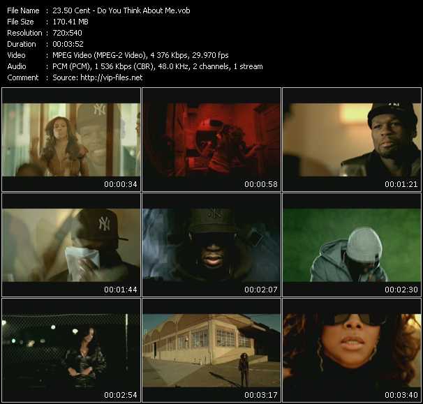 50 Cent video ”Do You Think About Me” from dvd ”Screenplay VJ-Pro Hits Vision February 2010”