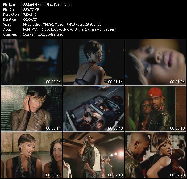 Keri Hilson video ”Slow Dance” from dvd ”Screenplay VJ-Pro Hits Vision November 2009”