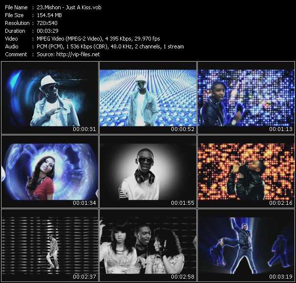 Mishon video ”Just A Kiss” from dvd ”Screenplay VJ-Pro Hits Vision November 2009”