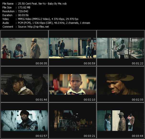 50 Cent Feat. Ne-Yo video ”Baby By Me” from dvd ”Screenplay VJ-Pro Hits Vision December 2009”