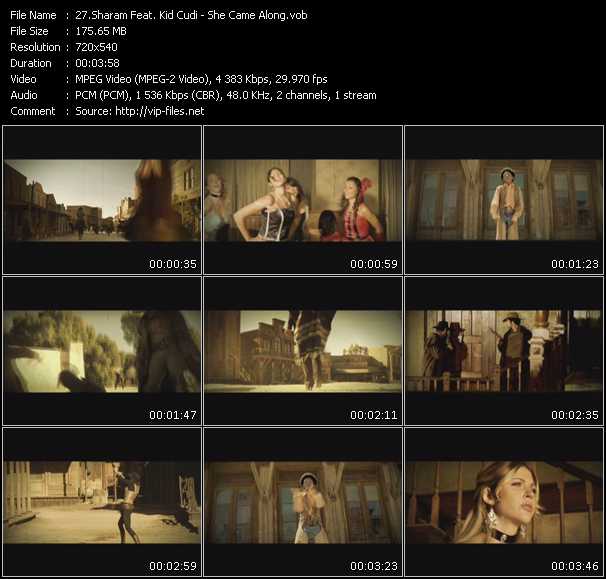 Sharam Feat. Kid Cudi video ”She Came Along” from dvd ”Screenplay VJ-Pro Hits Vision December 2009”