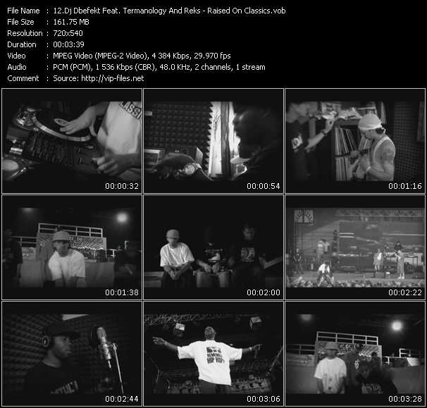 Dj Dbefekt Feat. Termanology And Reks video ”Raised On Classics” from dvd ”Screenplay VJ-Pro Urban Vision January 2010”