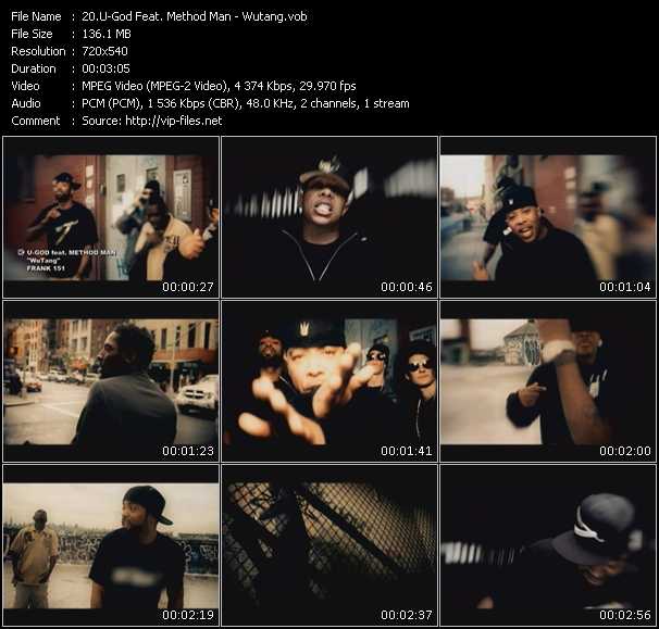 U-God Feat. Method Man video ”Wutang” from dvd ”Screenplay VJ-Pro Urban Vision January 2010”