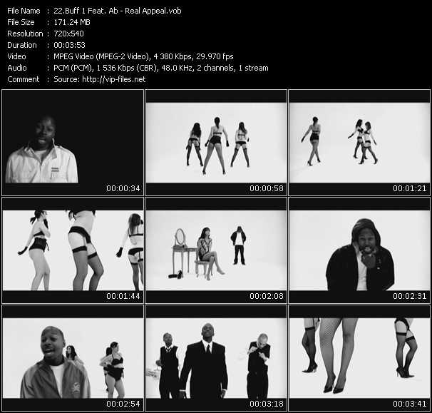 Buff1 Feat. Ab video ”Real Appeal” from dvd ”Screenplay VJ-Pro Urban Vision January 2010”