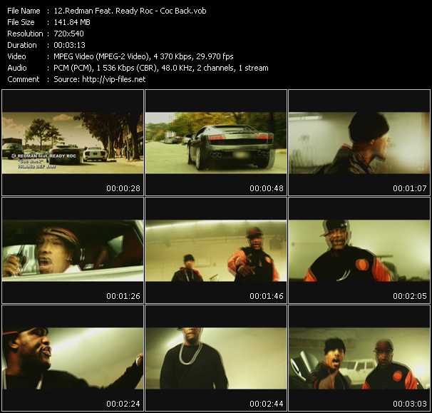 Redman Feat. Ready Roc video ”Coc Back” from dvd ”Screenplay VJ-Pro Urban Vision February 2010”