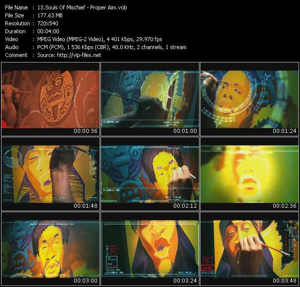 Souls Of Mischief video ”Proper Aim” from dvd ”Screenplay VJ-Pro Urban Vision February 2010”