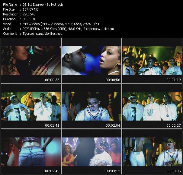 1st Dagree video ”So Hot” from dvd ”Screenplay VJ-Pro Urban Vision June 2006”