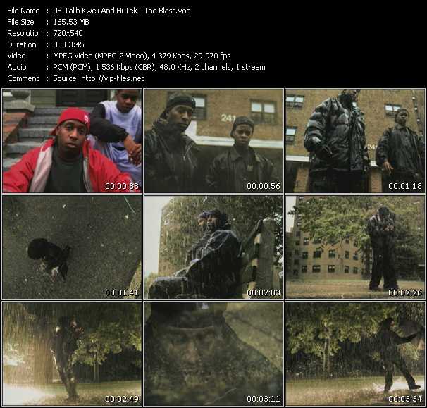 Talib Kweli And Hi-Tek video ”The Blast” from dvd ”Screenplay VJ-Pro Urban Vision June 2006”