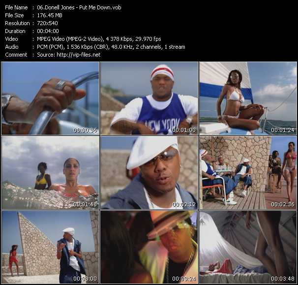 Donell Jones video ”Put Me Down” from dvd ”Screenplay VJ-Pro Urban Vision June 2006”