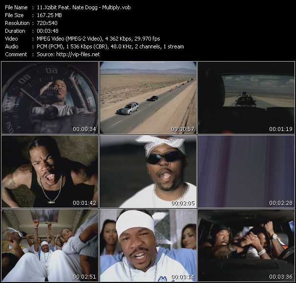 Xzibit Feat. Nate Dogg video ”Multiply” from dvd ”Screenplay VJ-Pro Urban Vision June 2006”