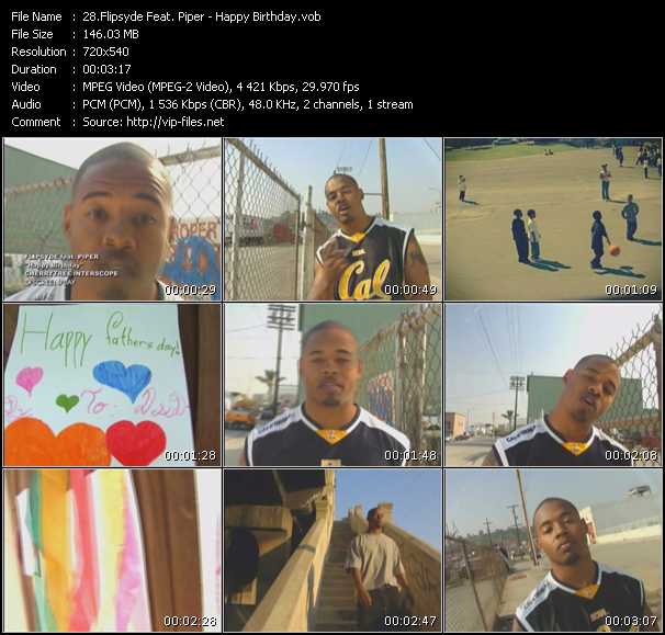 Flipsyde Feat. Piper video ”Happy Birthday” from dvd ”Screenplay VJ-Pro Urban Vision June 2006”