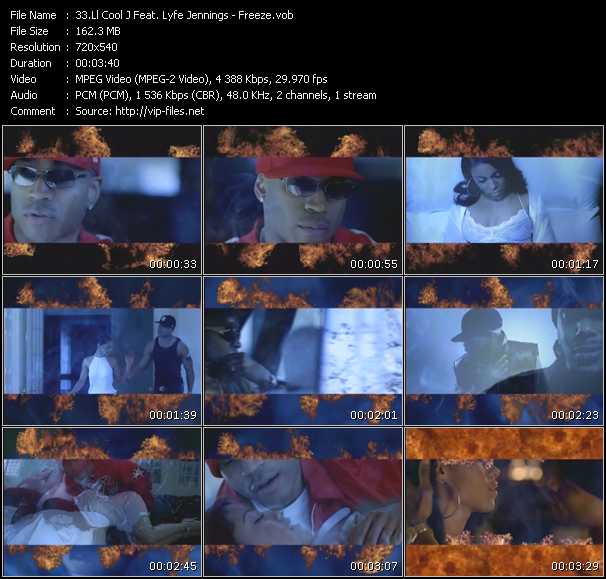 LL Cool J Feat. Lyfe Jennings video ”Freeze” from dvd ”Screenplay VJ-Pro Urban Vision June 2006”