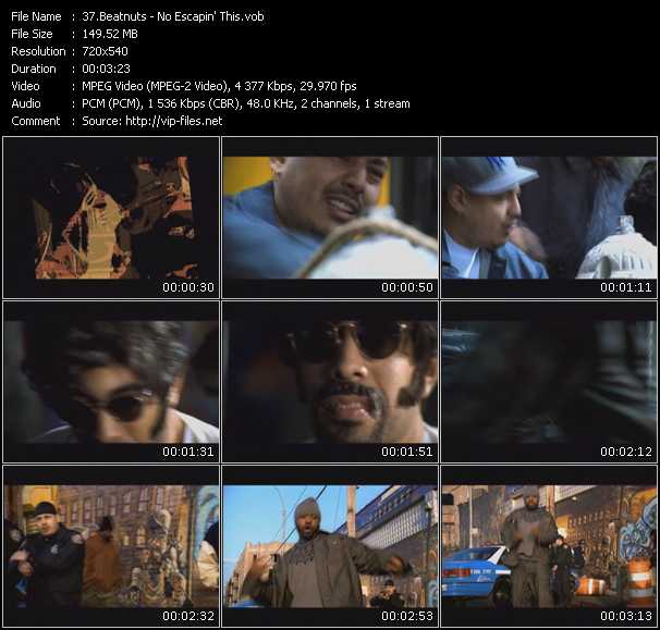 Beatnuts video ”No Escapin' This” from dvd ”Screenplay VJ-Pro Urban Vision June 2006”