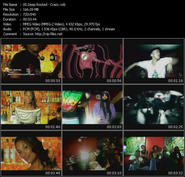 Deep Rooted video ”Crazy” from dvd ”Screenplay VJ-Pro Urban Vision November 2009”
