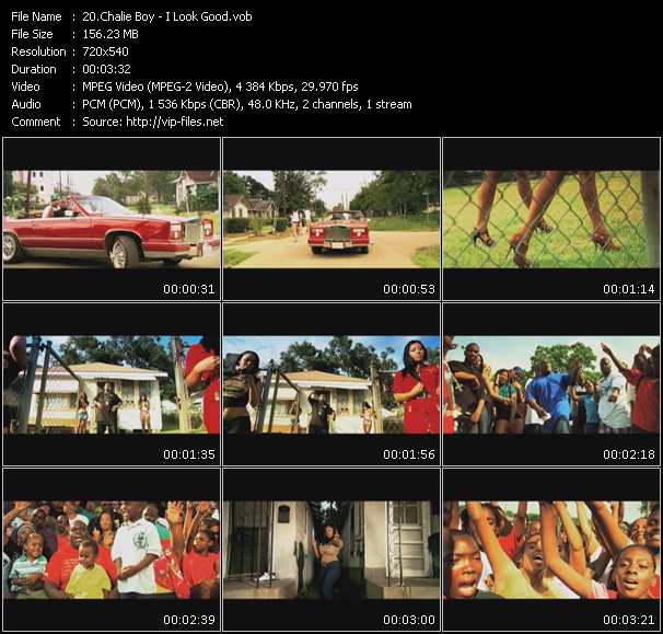 Chalie Boy video ”I Look Good” from dvd ”Screenplay VJ-Pro Urban Vision December 2009”