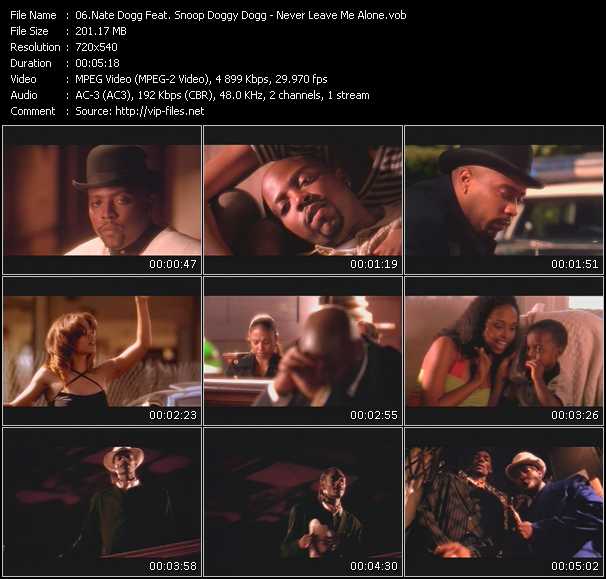 Nate Dogg Feat. Snoop Dogg video ”Never Leave Me Alone” from dvd ”The Ultimate Death Row Collection”