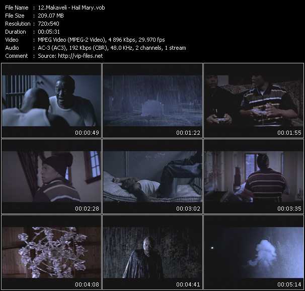 Makaveli video ”Hail Mary” from dvd ”The Ultimate Death Row Collection”