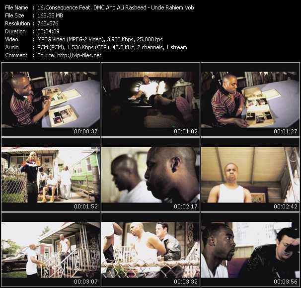 Consequence Feat. DMC And ALi Rasheed video ”Uncle Rahiem” from dvd ”International Hip Hop 09”