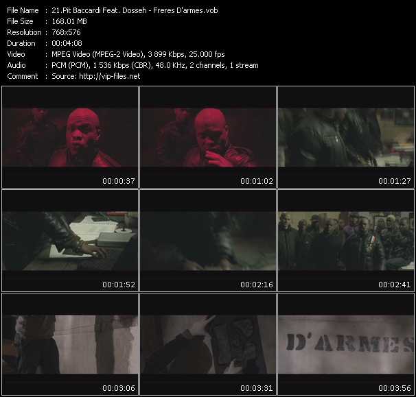 Pit Baccardi Feat. Dosseh video ”Freres D'armes” from dvd ”International Hip Hop 09”