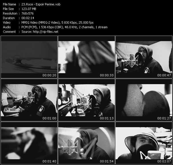 Roce video ”Espoir Perime” from dvd ”International Hip Hop 09”
