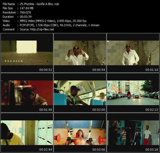 Phonkla video ”Gonfle A Bloc” from dvd ”International Hip Hop 09”
