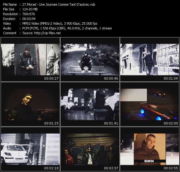 Morad video ”Une Journee Comme Tant D'autres” from dvd ”International Hip Hop 09”