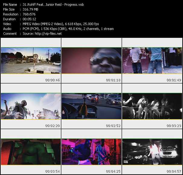 Rohff Feat. Junior Reid video ”Progress” from dvd ”International Hip Hop 09”