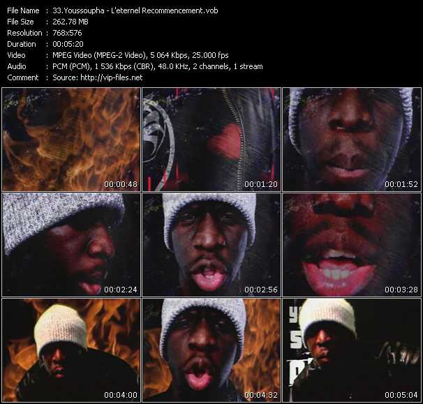 Youssoupha video ”L'eternel Recommencement” from dvd ”International Hip Hop 09”