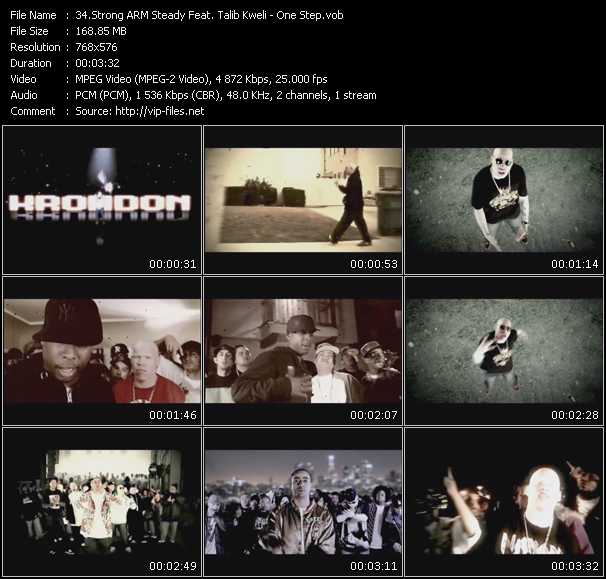 Strong ARM Steady Feat. Talib Kweli video ”One Step” from dvd ”International Hip Hop 09”