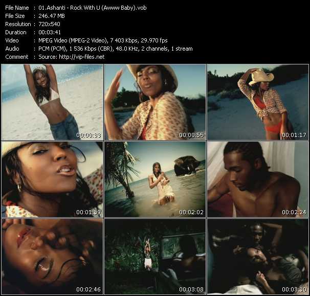 Ashanti video ”Rock Wit U (Awww Baby)” from dvd ”I Love RnB. RnB And Hip-Hop Greatest Hits Vol.1”