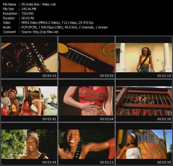 India.Arie video ”Video” from dvd ”I Love RnB. RnB And Hip-Hop Greatest Hits Vol.1”