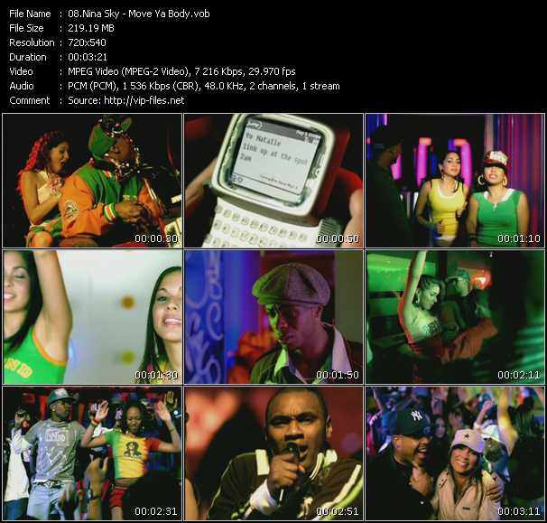 Nina Sky video ”Move Ya Body” from dvd ”I Love RnB. RnB And Hip-Hop Greatest Hits Vol.1”