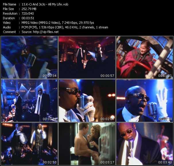 K-Ci And JoJo video ”All My Life” from dvd ”I Love RnB. RnB And Hip-Hop Greatest Hits Vol.1”