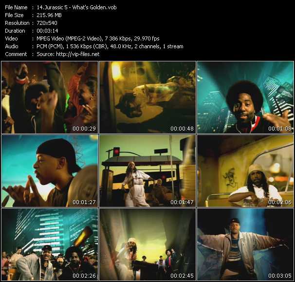 Jurassic 5 video ”What's Golden” from dvd ”I Love RnB. RnB And Hip-Hop Greatest Hits Vol.1”