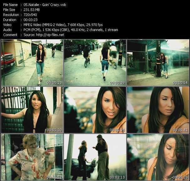 Natalie video ”Goin' Crazy” from dvd ”I Love RnB. RnB And Hip-Hop Greatest Hits Vol.2”
