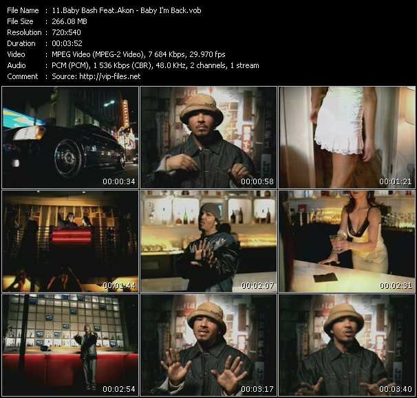 Baby Bash Feat. Akon video ”Baby I'm Back” from dvd ”I Love RnB. RnB And Hip-Hop Greatest Hits Vol.2”