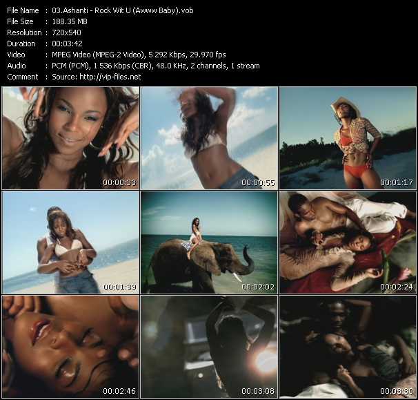 Ashanti video ”Rock Wit U (Awww Baby)” from dvd ”I Love RnB. RnB And Hip-Hop Greatest Hits Vol.3”