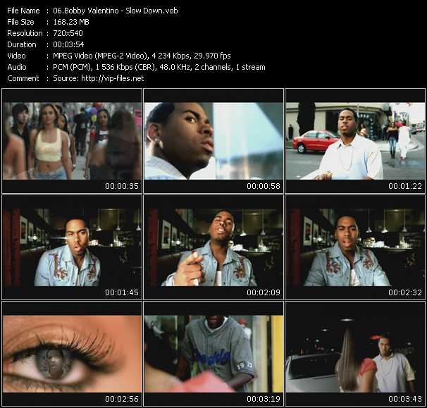 Bobby Valentino (Bobby V) video ”Slow Down” from dvd ”I Love RnB. RnB And Hip-Hop Greatest Hits Vol.3”