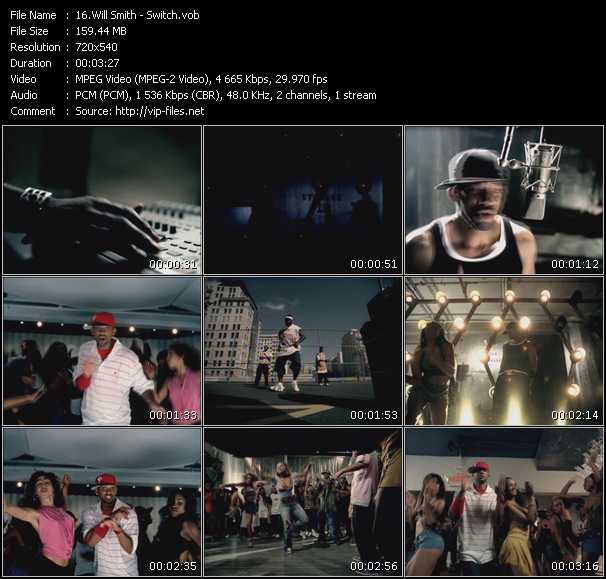 Will Smith video ”Switch” from dvd ”I Love RnB. RnB And Hip-Hop Greatest Hits Vol.3”