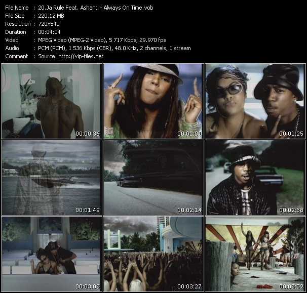 Ja Rule Feat. Ashanti video ”Always On Time” from dvd ”I Love RnB. RnB And Hip-Hop Greatest Hits Vol.3”