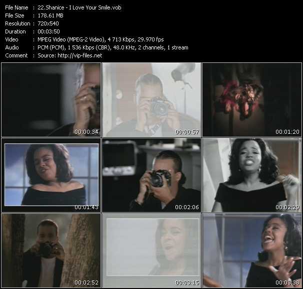 Shanice (Shanice Wilson) video ”I Love Your Smile (No Rap Version)” from dvd ”I Love RnB. RnB And Hip-Hop Greatest Hits Vol.3”