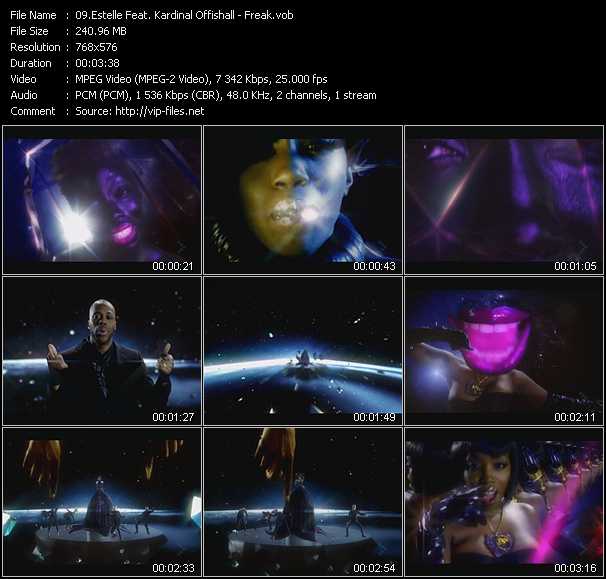 Estelle Feat. Kardinal Offishall video ”Freak” from dvd ”MixMash Pop April 2010”