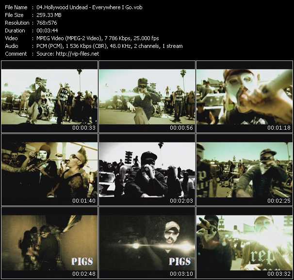 Hollywood Undead video ”Everywhere I Go” from dvd ”MixMash Urban January 2010”