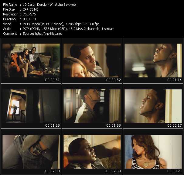 Jason Derulo video ”Whatcha Say” from dvd ”MixMash Urban January 2010”