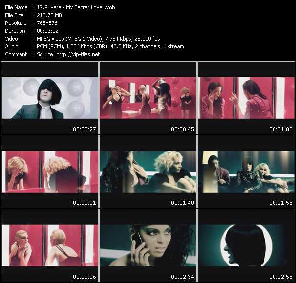 Private video ”My Secret Lover” from dvd ”MixMash Urban January 2010”