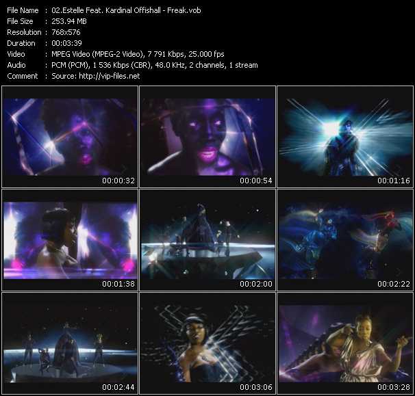 Estelle Feat. Kardinal Offishall video ”Freak” from dvd ”MixMash Urban April 2010”