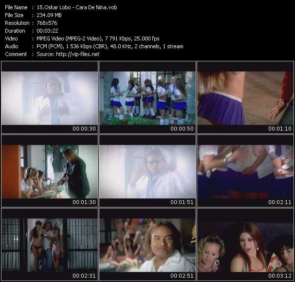 Oskar Lobo video ”Cara De Nina” from dvd ”MixMash Urban April 2010”
