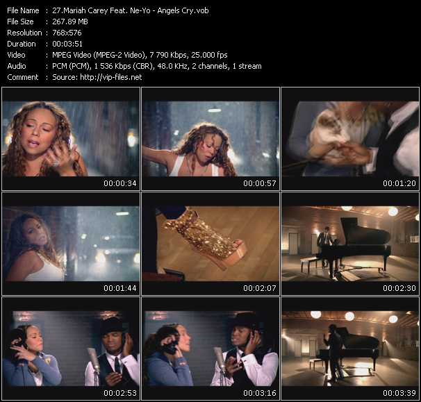 Mariah Carey Feat. Ne-Yo video ”Angels Cry” from dvd ”MixMash Urban April 2010”