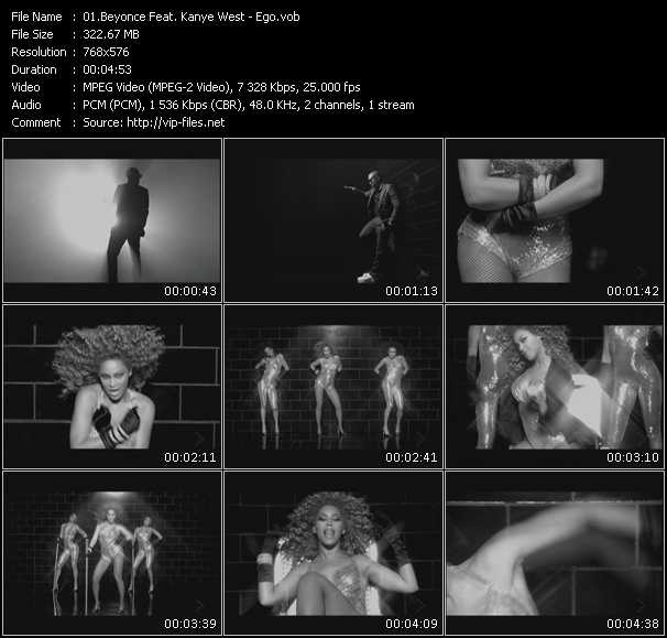 Beyonce Feat. Kanye West video ”Ego” from dvd ”MixMash Urban May 2010”