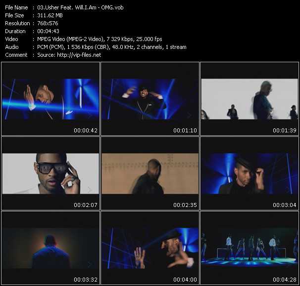 Usher Feat. Will.I.Am video ”OMG” from dvd ”MixMash Urban May 2010”